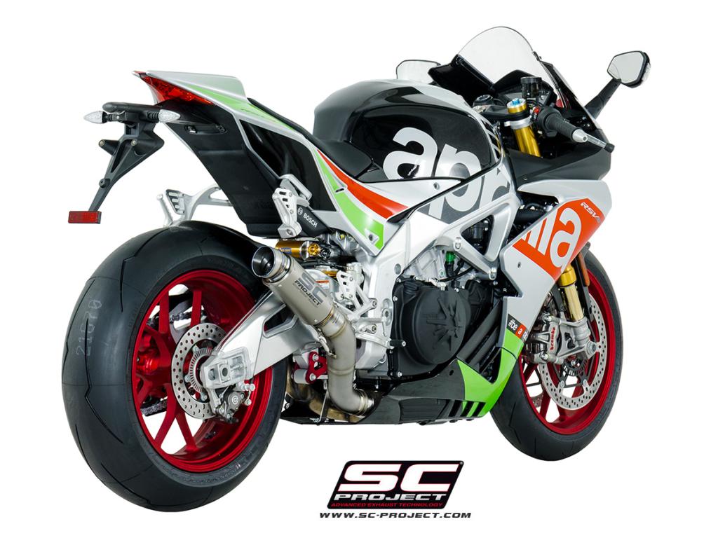 APRILIA RSV4 (2017) - RF - RR GP70-R Muffler, Titanium