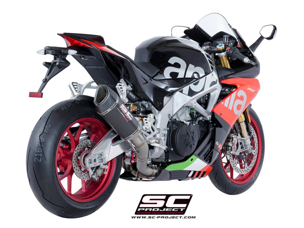 APRILIA RSV4 (2017) - RF - RR SC1-R Muffler, with carbon fibre end cap