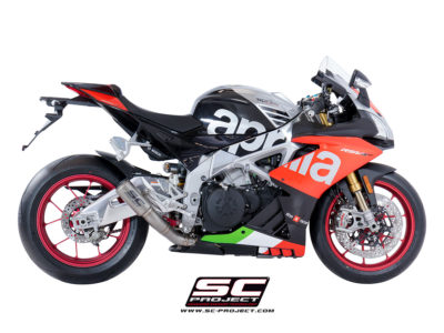 APRILIA RSV4 (2018 - 2020) - RF - RR CR-T Muffler, Low Position, Titanium - Low position, Titanium