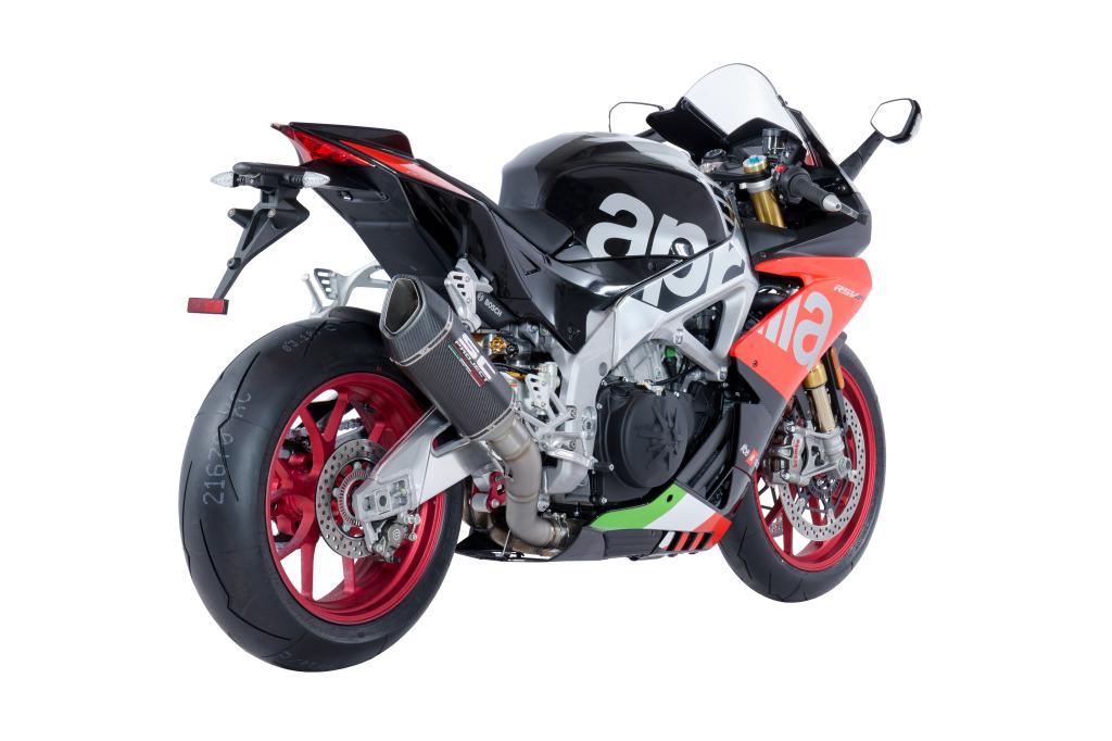 APRILIA RSV4 (2018 - 2020) - RF - RR SC1-R Muffler, with carbon fibre end cap - Carbon fiber