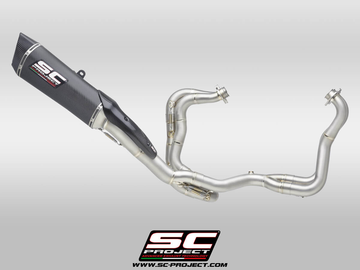 Aprilia RSV4 (2021-2022) - FACTORY Full exhaust system 4-2-1, titanium, with SC1-R Muffler (250 mm)