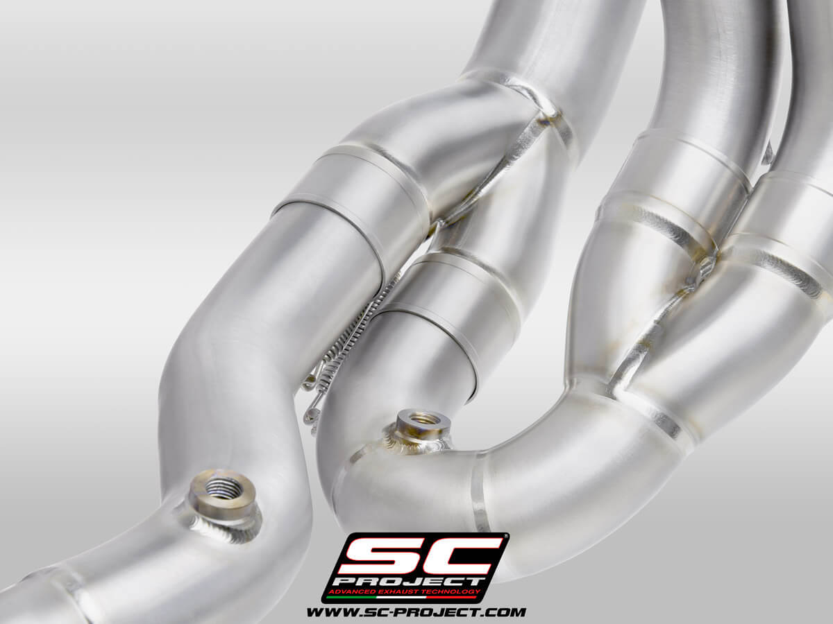 Aprilia RSV4 (2021-2022) - FACTORY Full exhaust system 4-2-1, titanium, with SC1-R Muffler (250 mm)