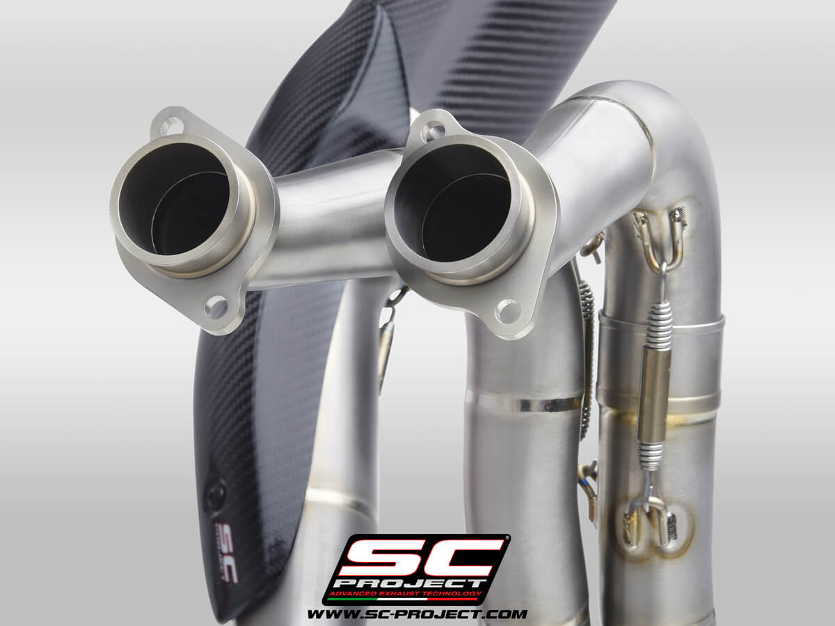 Aprilia RSV4 (2021-2022) - FACTORY Full exhaust system 4-2-1, titanium, with SC1-R Muffler (250 mm)