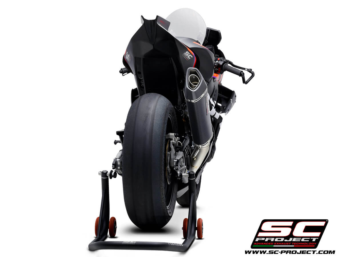 Aprilia RSV4 (2021-2022) - FACTORY Full exhaust system 4-2-1, titanium, with SC1-R Muffler (350 mm)