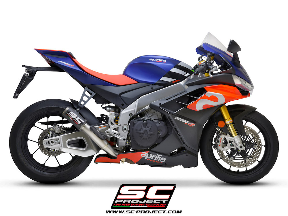 APRILIA RSV4 (2021 - 2023) - FACTORY HIGH POSITION CR-T EXHAUST