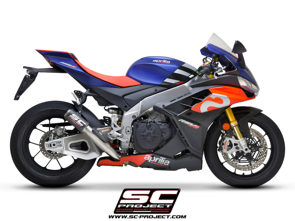 APRILIA RSV4 (2021 - 2023) - FACTORY HIGH POSITION CR-T EXHAUST