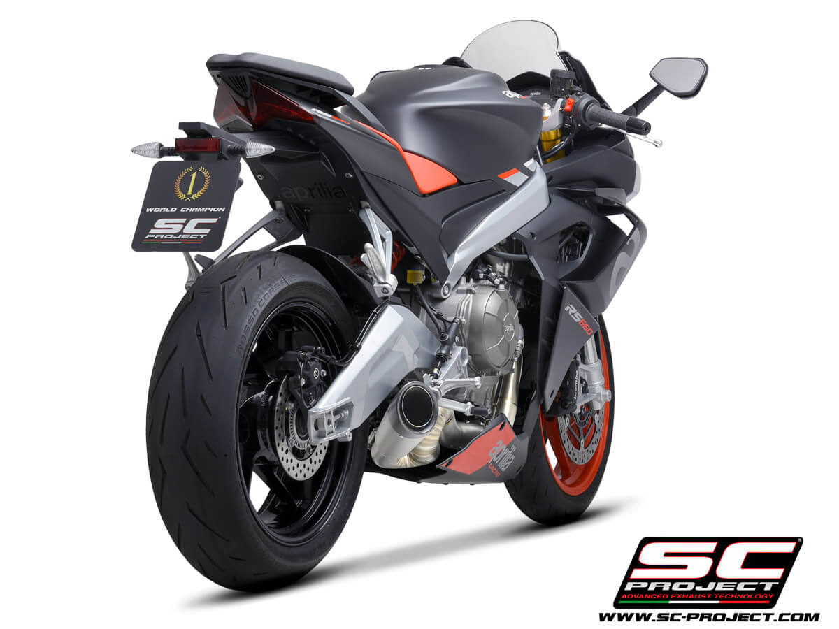 APRILIA TUONO 660 (2021-2023) Full exhaust system 2-1, titanium, with S1 muffler