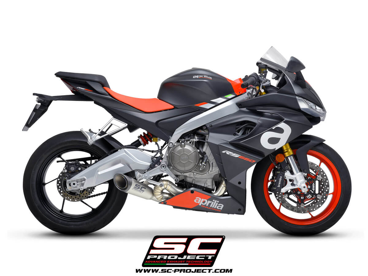 APRILIA TUONO 660 (2021-2023) Full exhaust system 2-1, titanium, with S1 muffler