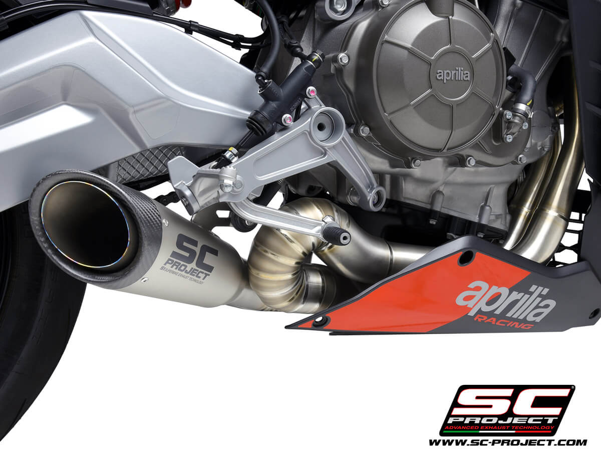 APRILIA TUONO 660 (2021-2023) Full exhaust system 2-1, titanium, with S1 muffler