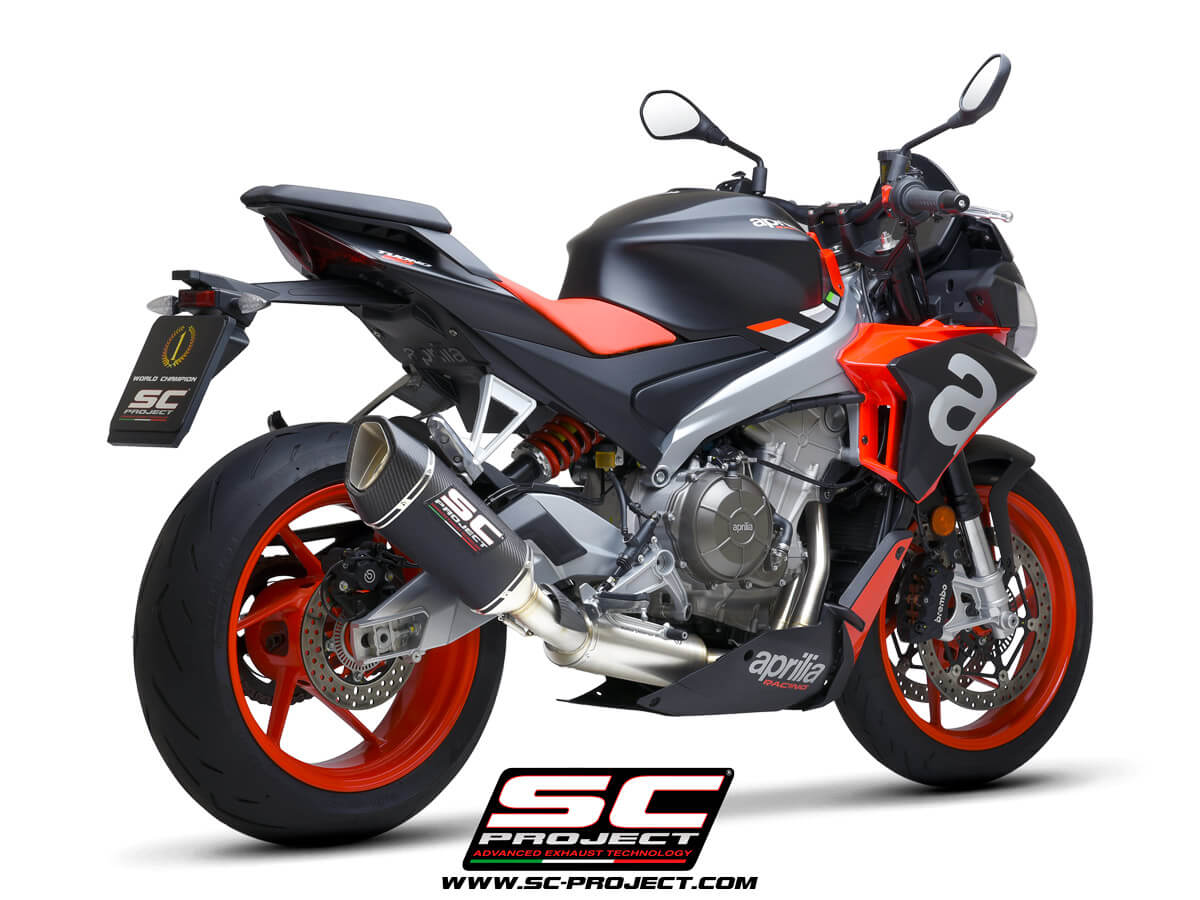 APRILIA TUONO 660 (2021-2023) Full exhaust system 2-1, with SC1-R Muffler - Euro 5