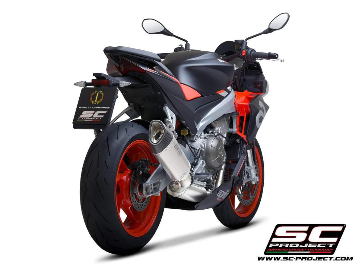 APRILIA TUONO 660 (2021-2023) Full exhaust system 2-1, with SC1-R Muffler - Euro 5