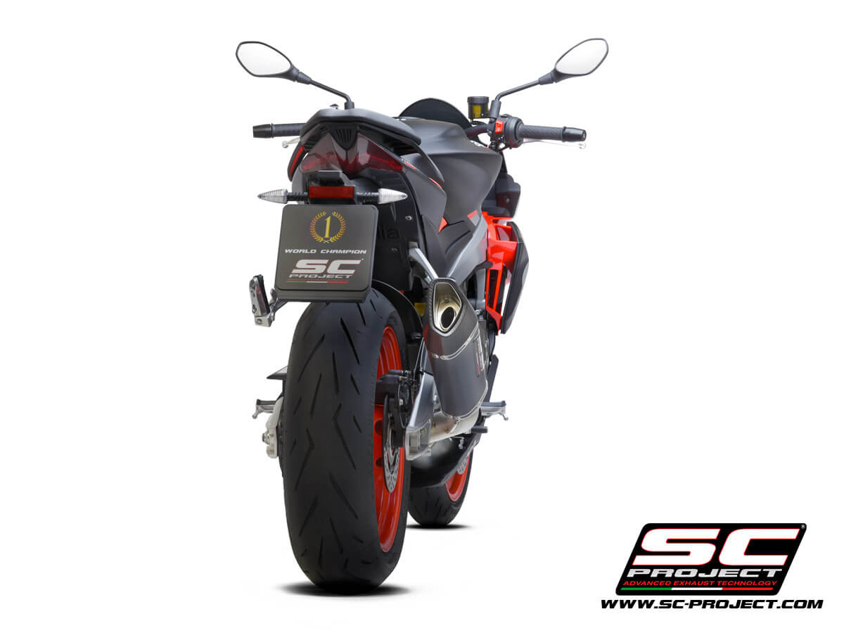 APRILIA TUONO 660 (2021-2023) Full exhaust system 2-1, with SC1-R Muffler - Euro 5