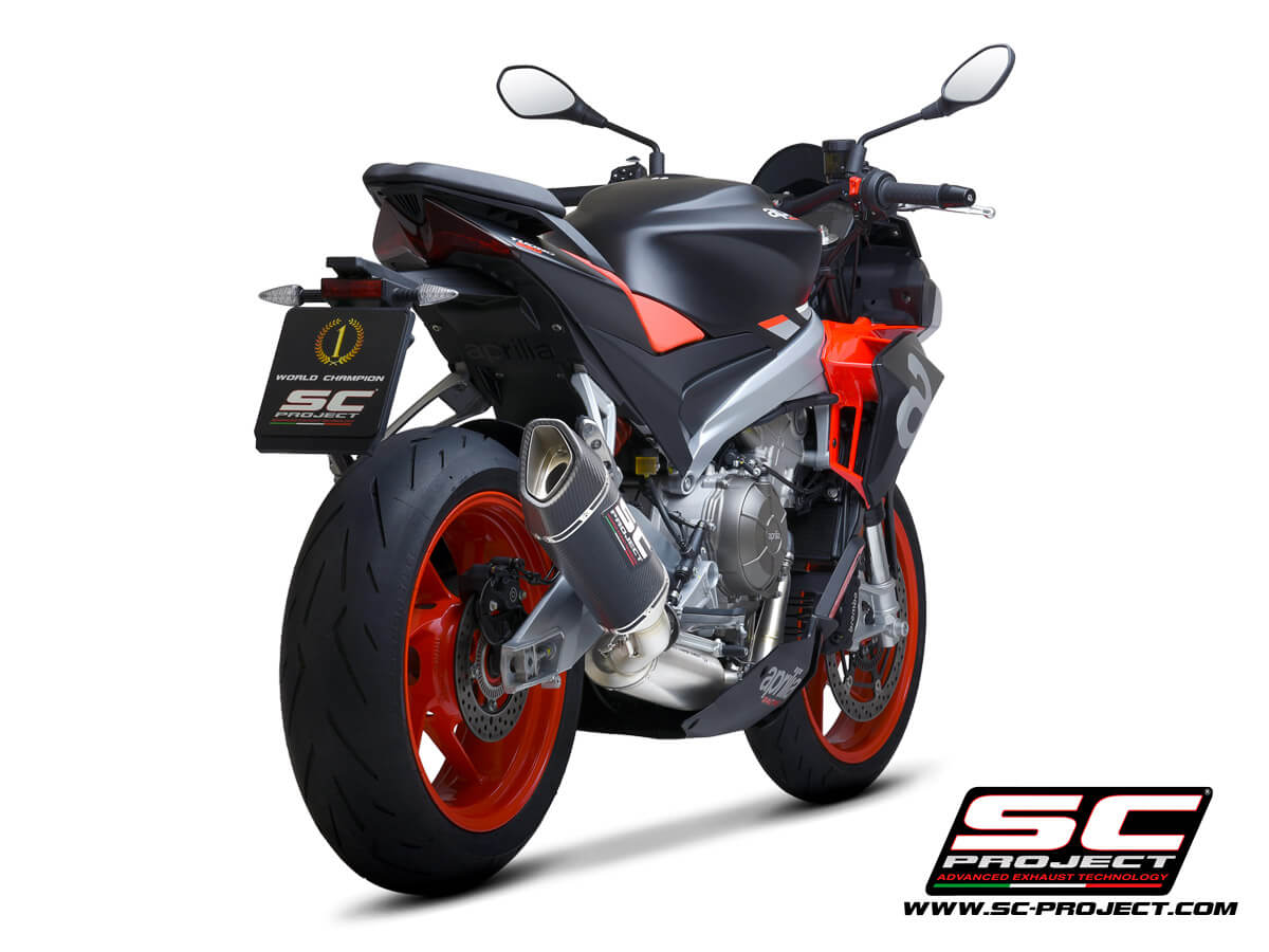 APRILIA TUONO 660 (2021-2023) Full exhaust system 2-1, with SC1-R Muffler - Euro 5