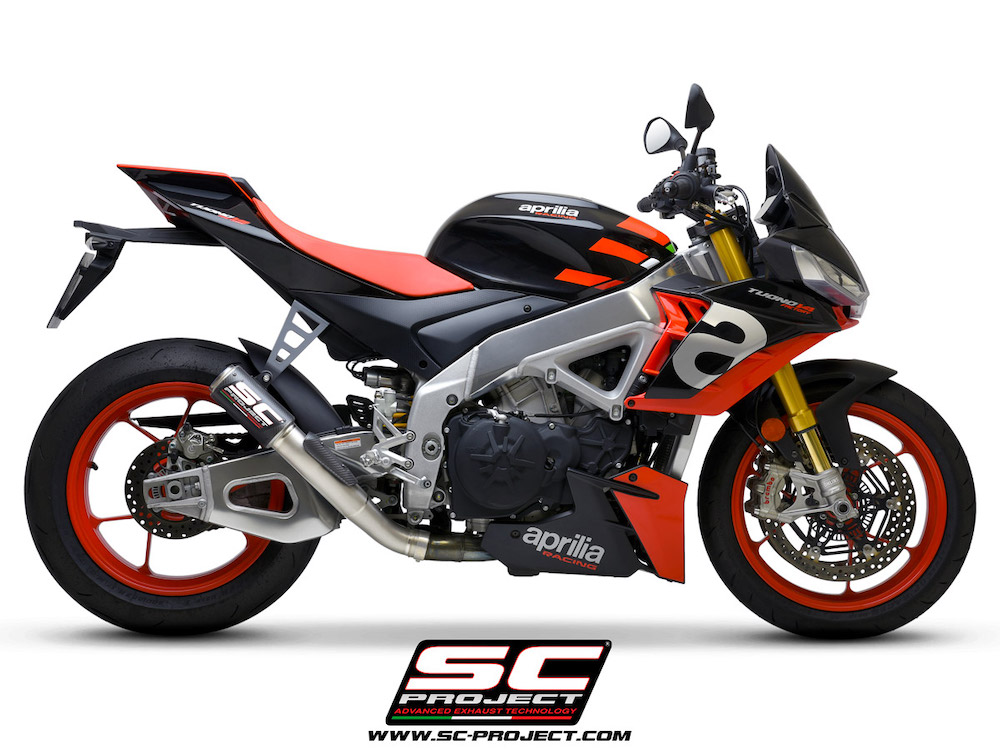 APRILIA TUONO V4 (2021-2023) - FACTORY HIGH POSITION CR-T EXHAUST