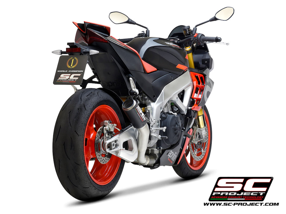 APRILIA TUONO V4 (2021-2023) - FACTORY HIGH POSITION CR-T EXHAUST