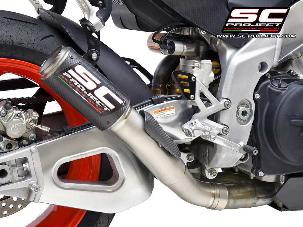 APRILIA TUONO V4 (2021-2023) - FACTORY HIGH POSITION CR-T EXHAUST