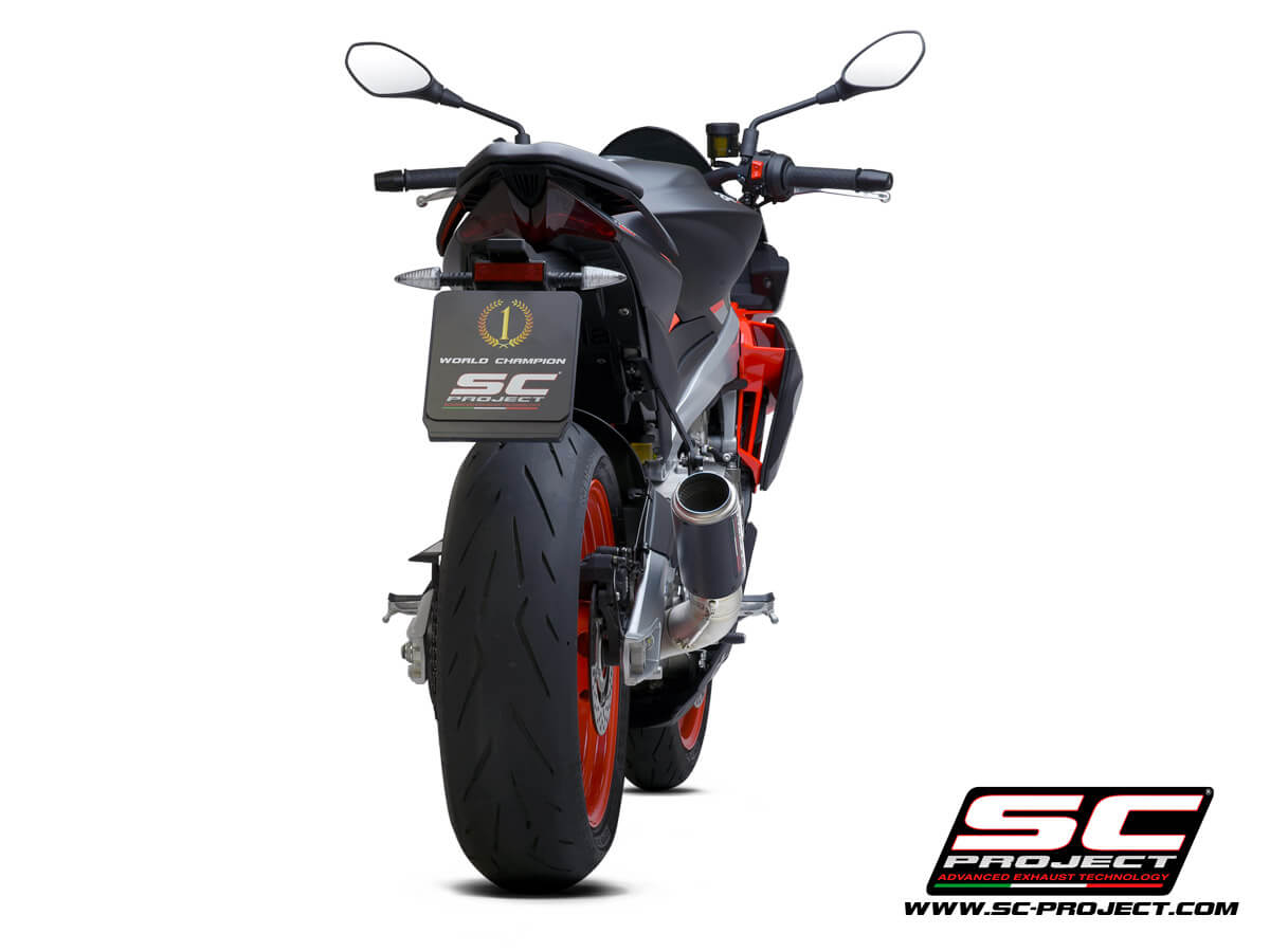 APRILIA TUONO 660 (2021) Full exhaust system 2-1, titanium, with CR-T Muffler