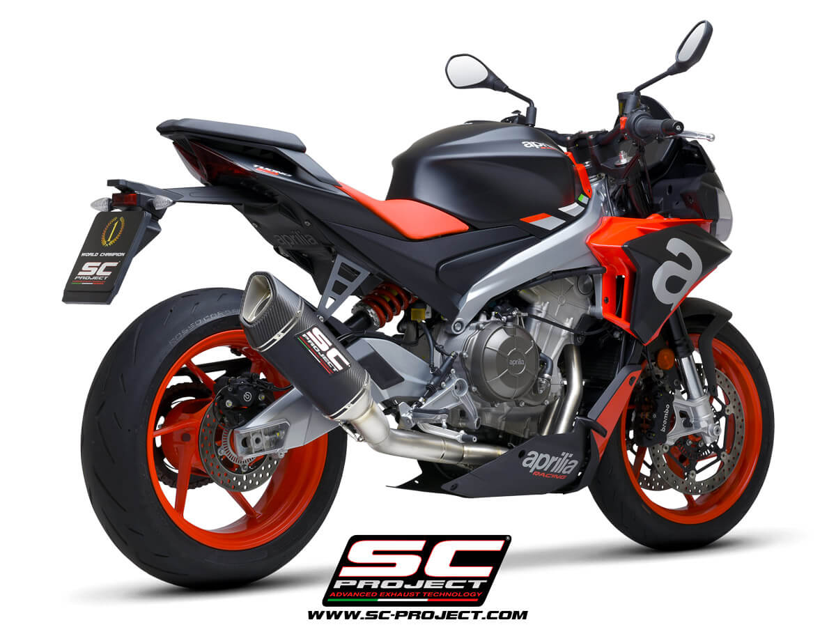 APRILIA TUONO 660 (2021) Full exhaust system 2-1 "Trofeo", titanium, with SC1-R Muffler