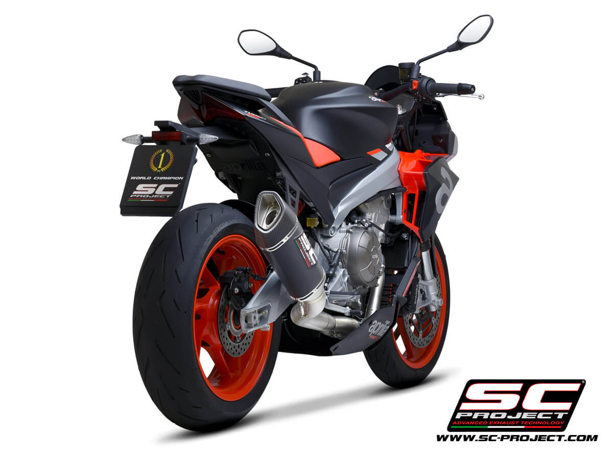 APRILIA TUONO 660 (2021) Full exhaust system 2-1 "Trofeo", titanium, with SC1-R Muffler