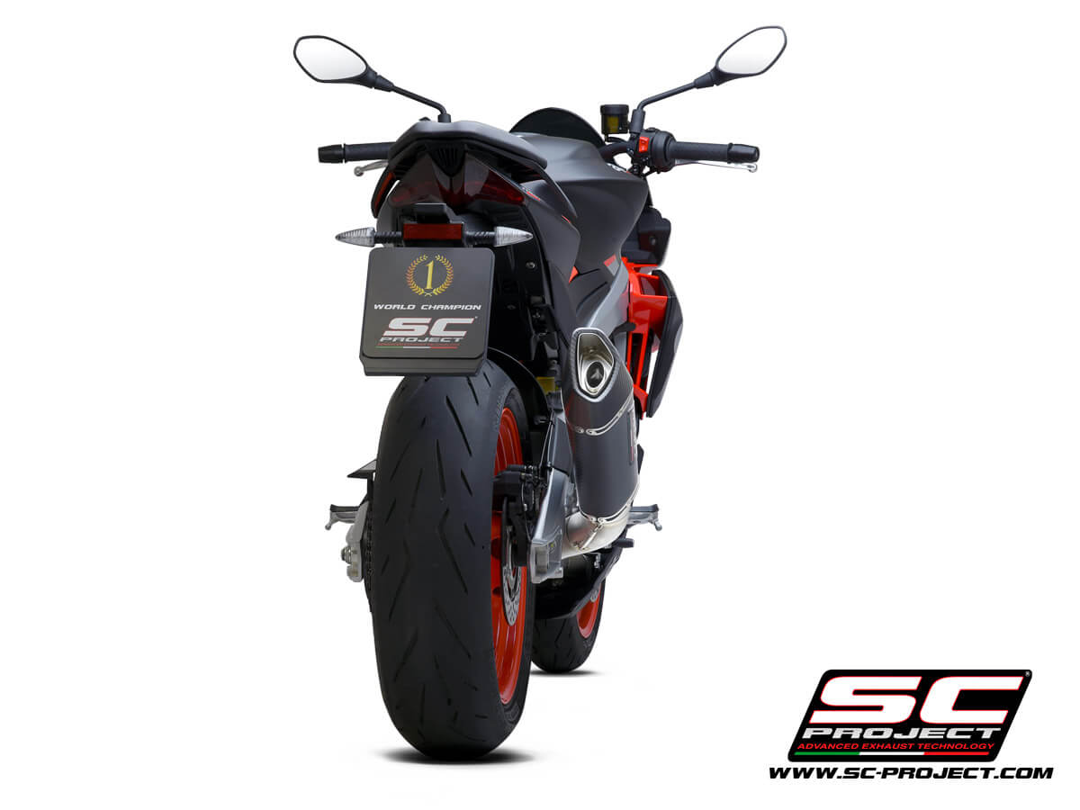 APRILIA TUONO 660 (2021) Full exhaust system 2-1 "Trofeo", titanium, with SC1-R Muffler