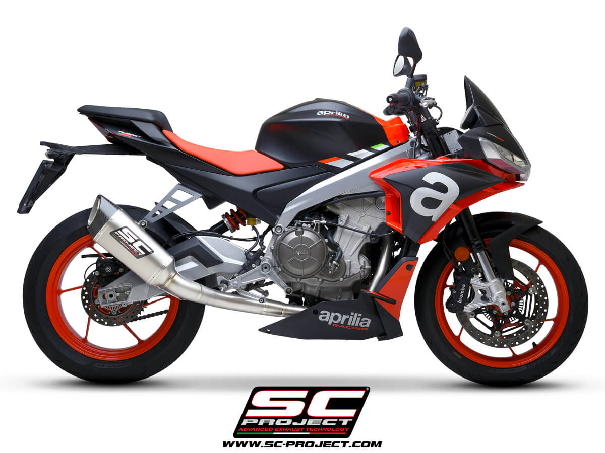 APRILIA TUONO 660 (2021) Full exhaust system 2-1 "Trofeo", titanium, with SC1-R Muffler