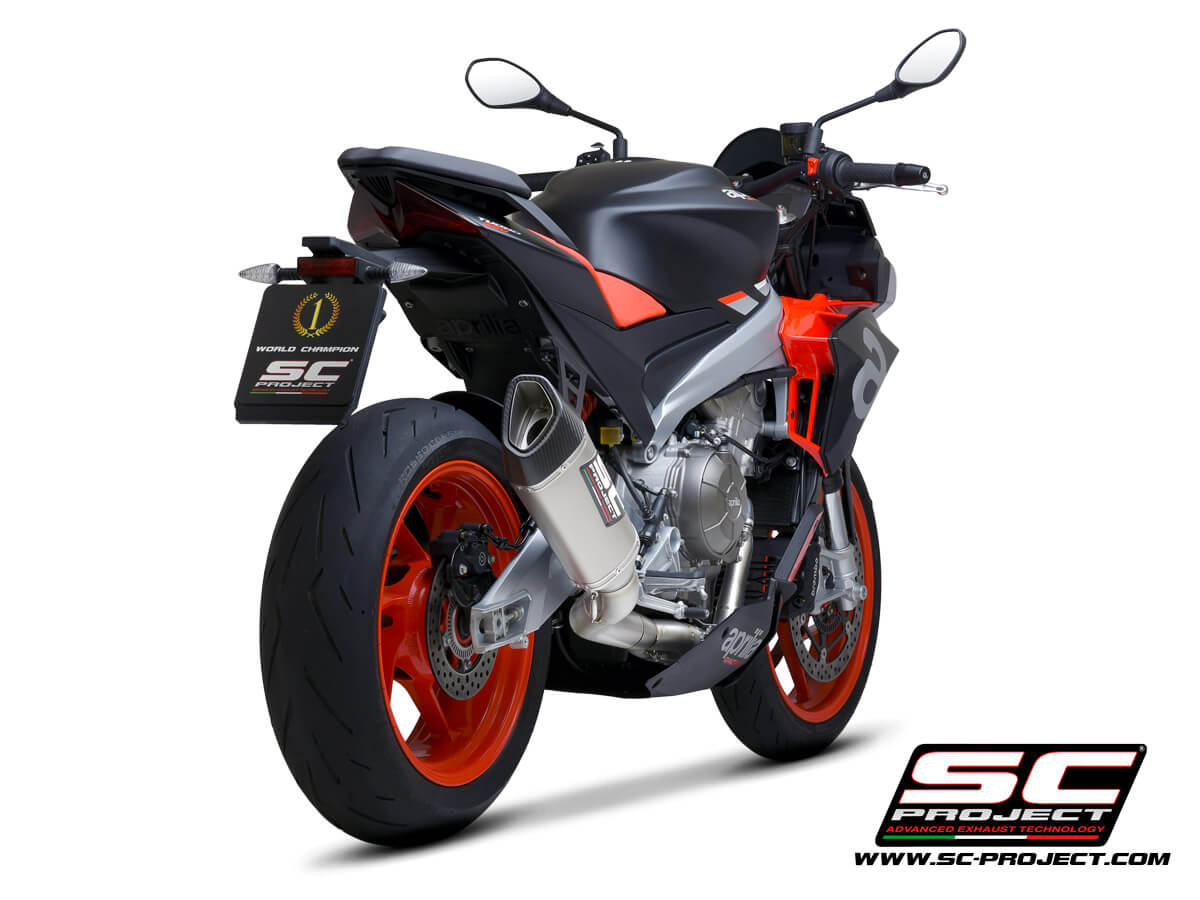 APRILIA TUONO 660 (2021) Full exhaust system 2-1 "Trofeo", titanium, with SC1-R Muffler