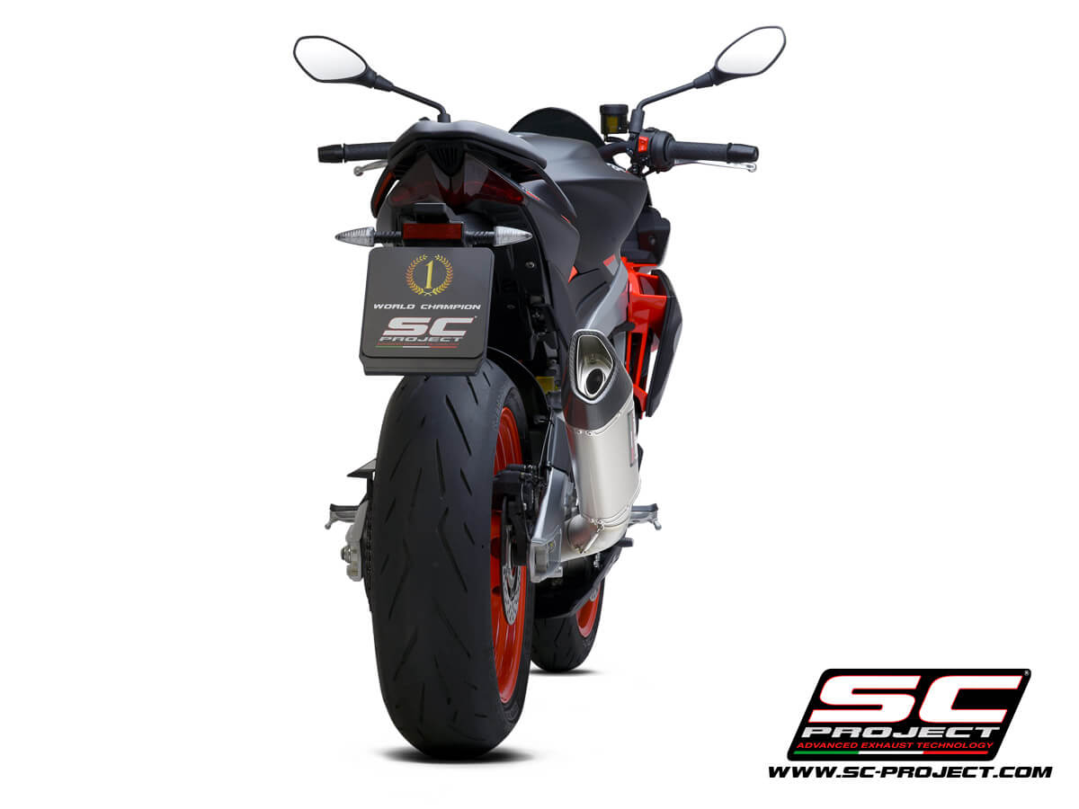 APRILIA TUONO 660 (2021) Full exhaust system 2-1 "Trofeo", titanium, with SC1-R Muffler