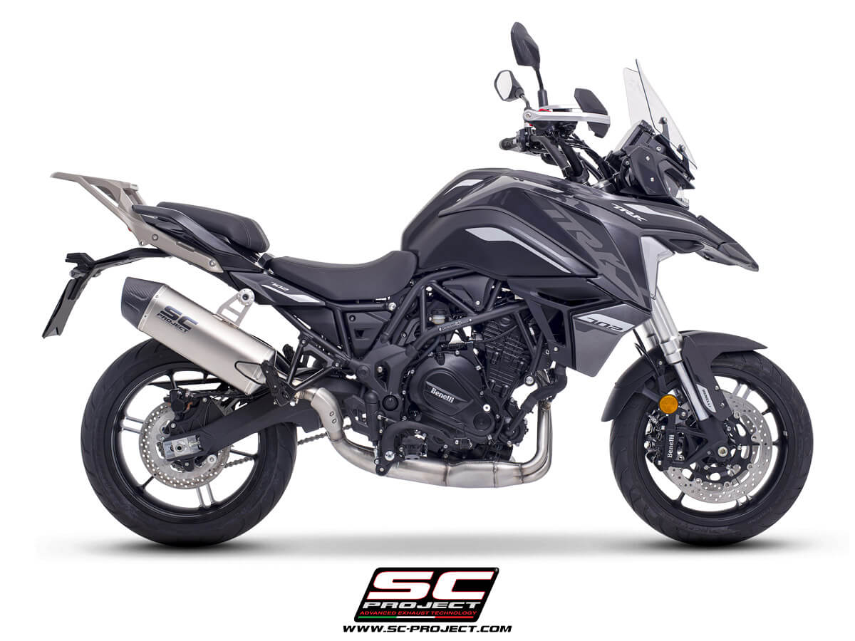 Benelli TRK 702 (2023) X-Plorer II GT titanium exhaust