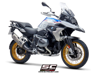 BMW R 1250 GS (2020 - 2021) - ADVENTURE - EURO 5 SC1-R GT Muffler, Titanium, with Carbon fibre end cap