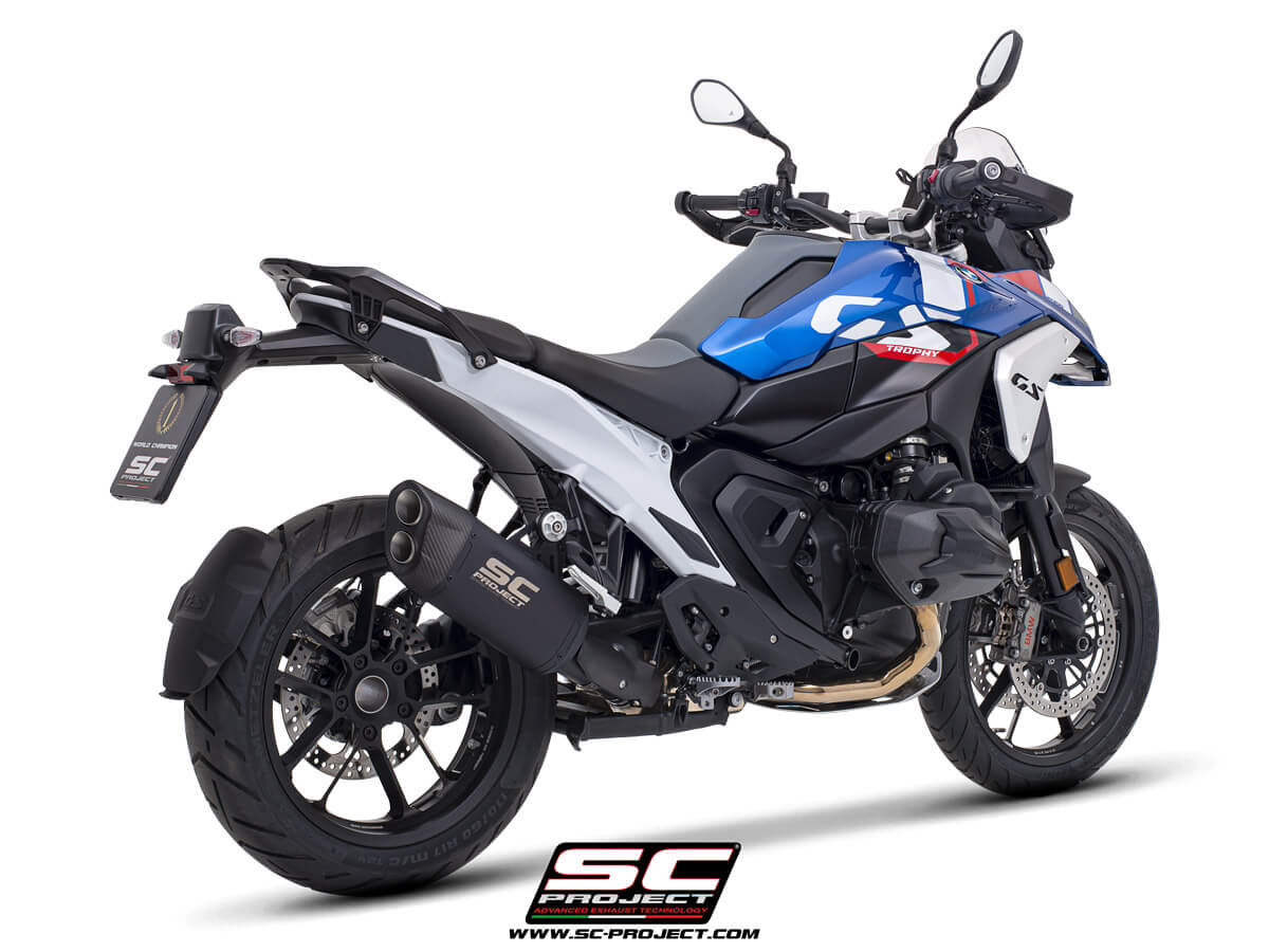 BMW R 1300 GS (2023) Adventure-R titanium exhaust, matt black