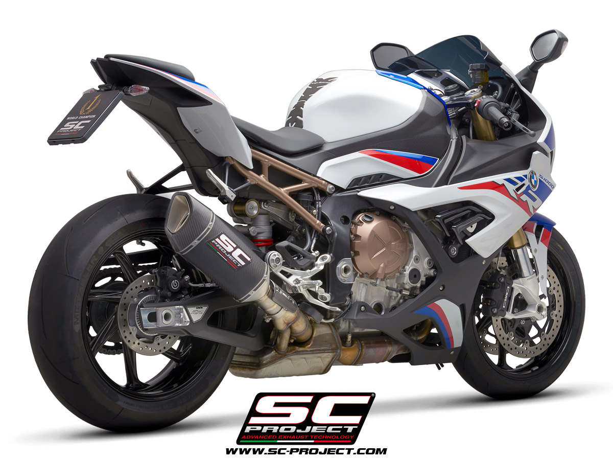 BMW S 1000 RR (2020 - 2021) - EURO 5 SC1-R Muffler, with carbon fibre end cap