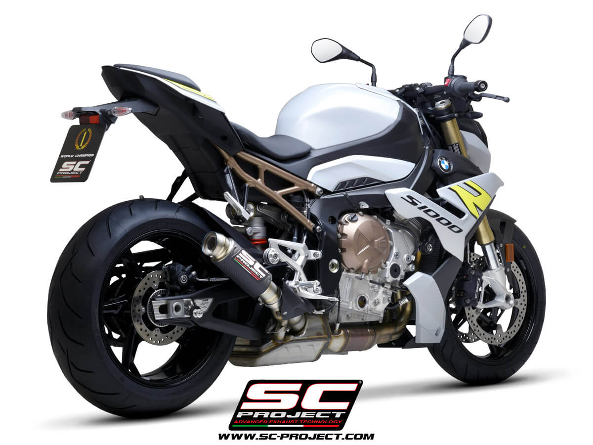 BMW S 1000 R (2021) GP70-R Muffler, with Titanium end cap