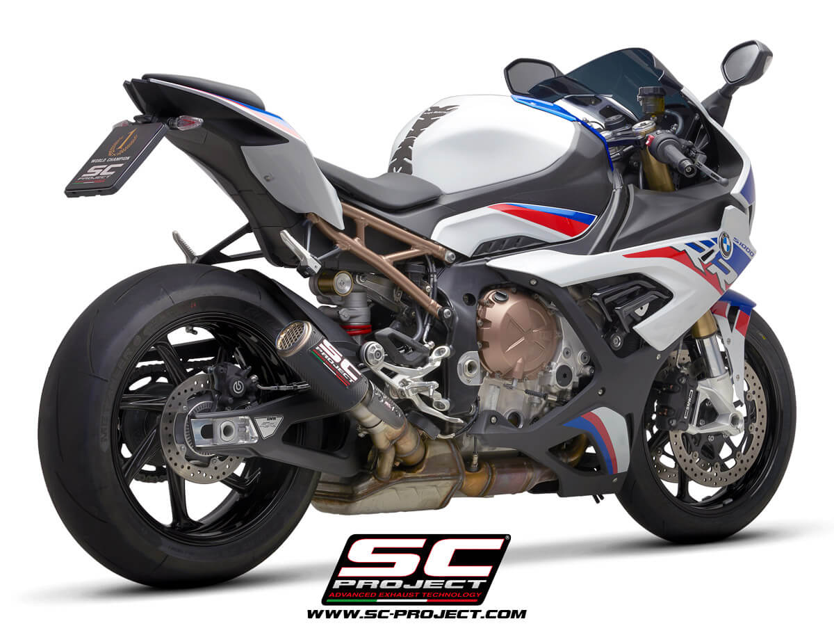 BMW S 1000 RR (2019 - 2020) - EURO 4 CR-T Muffler, with Titanium mesh on exit muffler - Racing