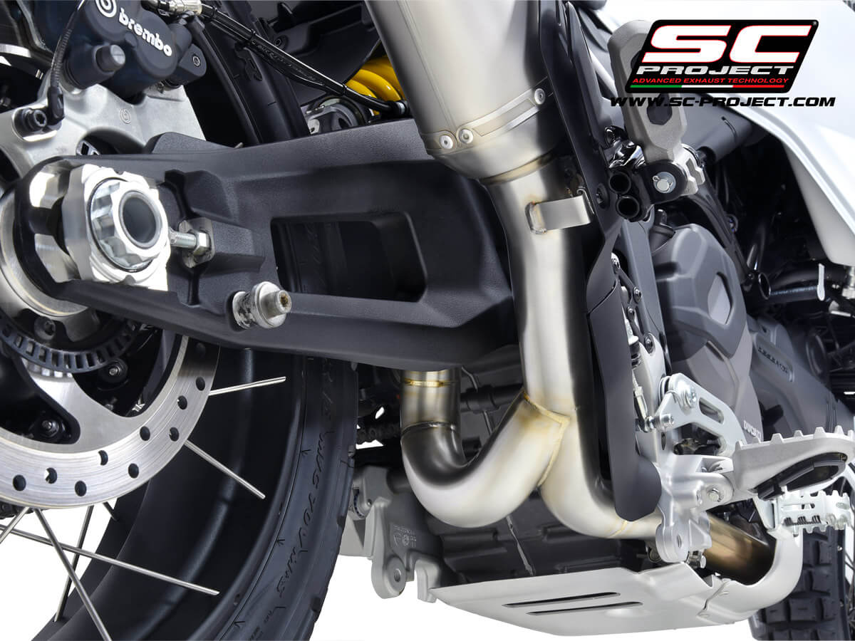 DUCATI DESERTX (2022) De-cat link compatible with slip-on range (muffler not included)
