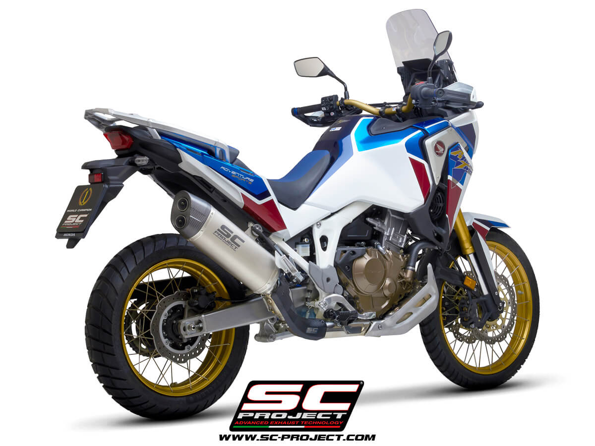 HONDA CRF1100L AFRICA TWIN (2020-2023) - ADVENTURE Adventure titanium exhaust