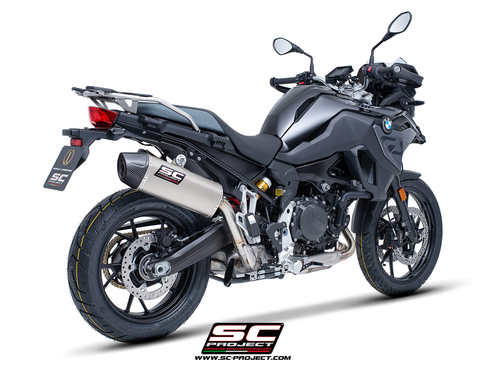 BMW F 800 GS (2024) X-Plorer II GT titanium exhaust