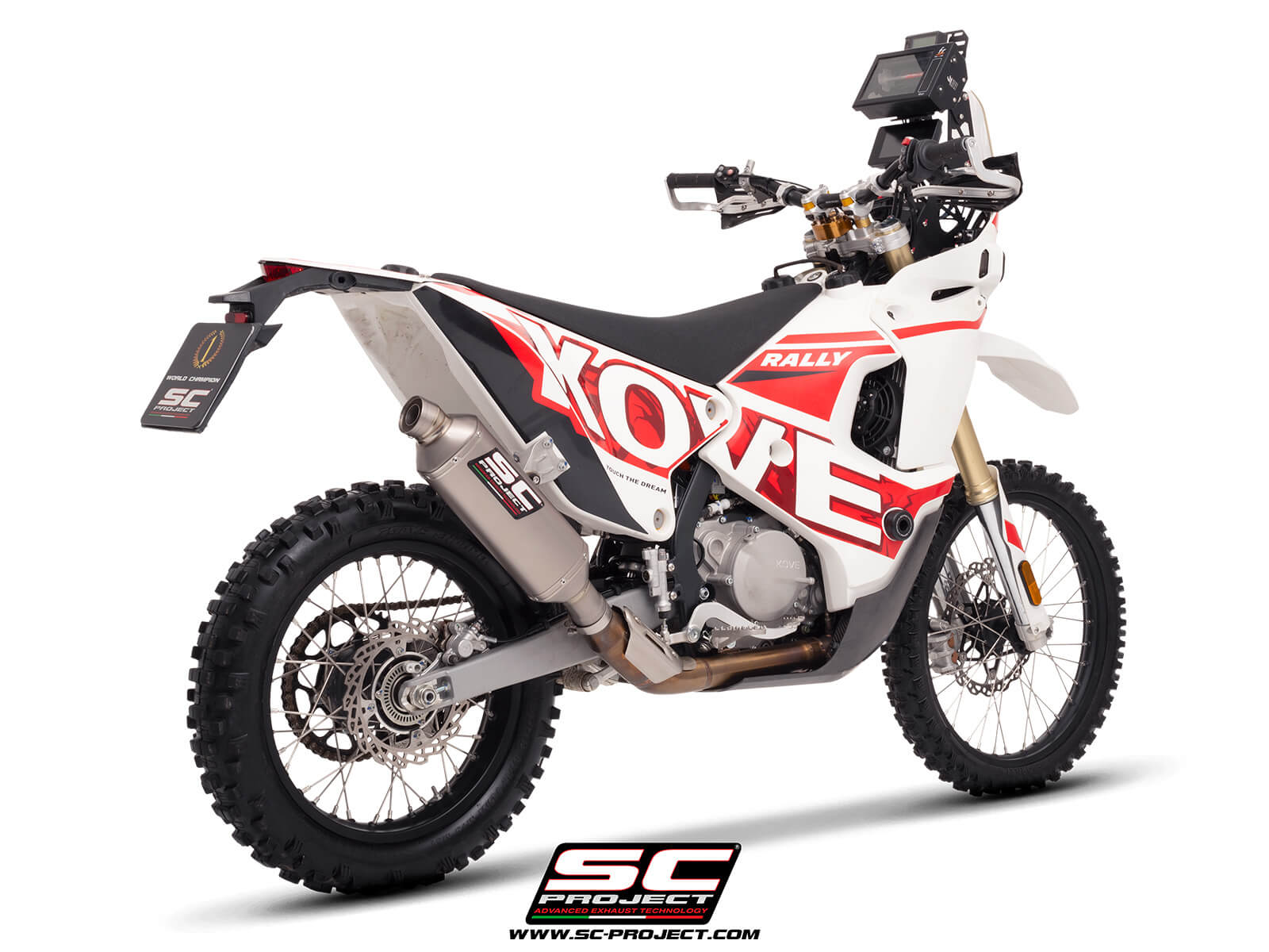 KOVE 450 RALLY (2023 - 2024) Rally Raid titanium exhaust