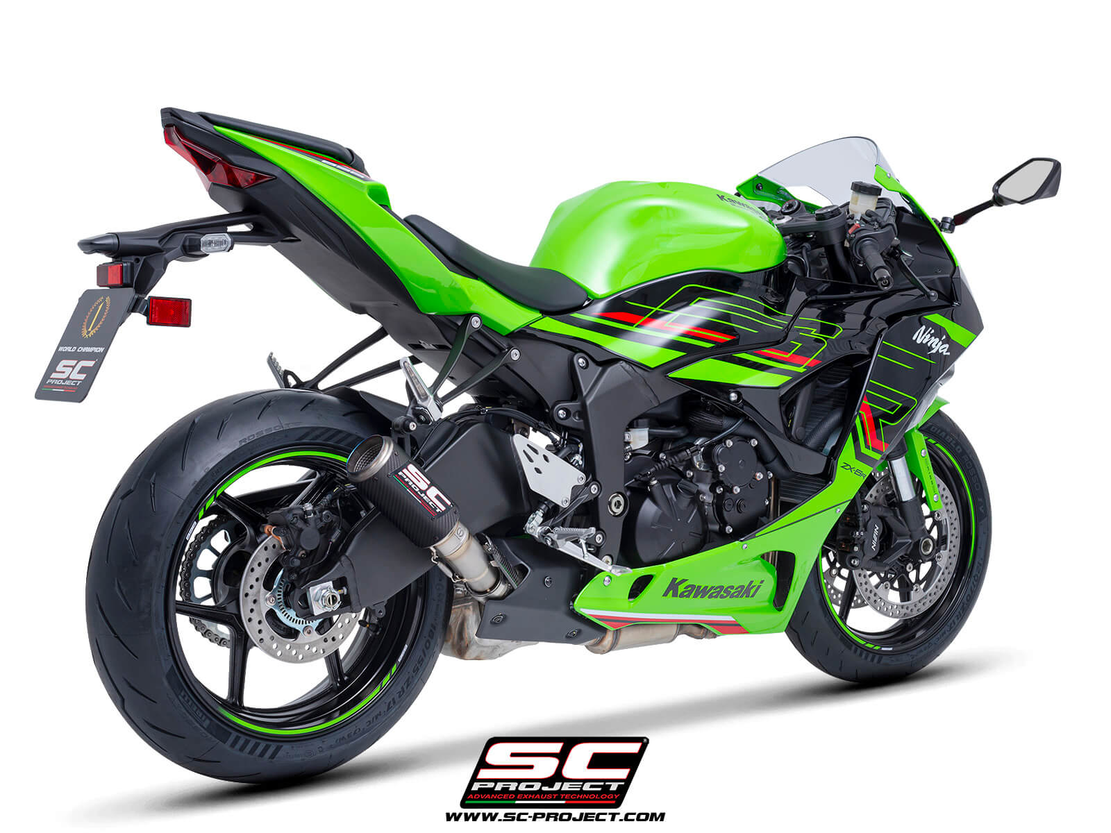 KAWASAKI NINJA ZX-6R (2024) CR-T carbon exhaust