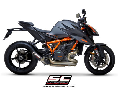 KTM 1290 SUPER DUKE R (2021) CR-T Muffler, with Titanium mesh on exit muffler