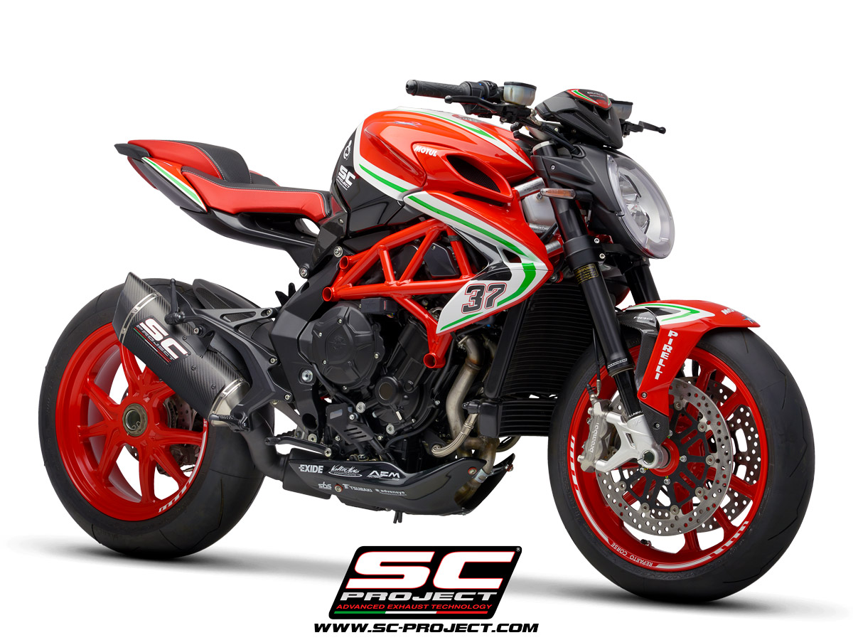 MV-Agusta Brutale800RC SC1R-Omologato Carbonio 3-4Anteriore