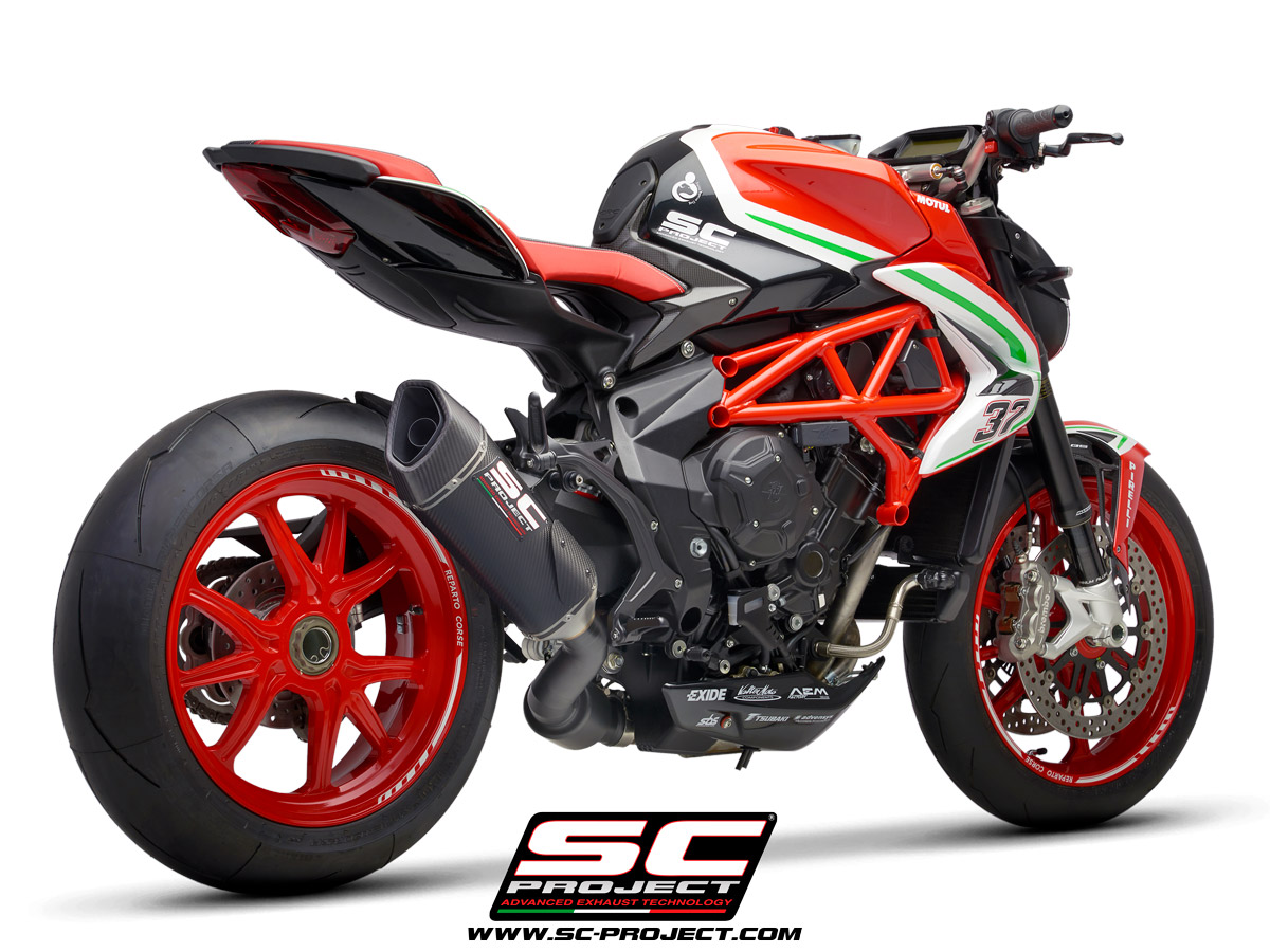 MV-Agusta Brutale800RC SC1R-Omologato Carbonio 3-4Posteriore