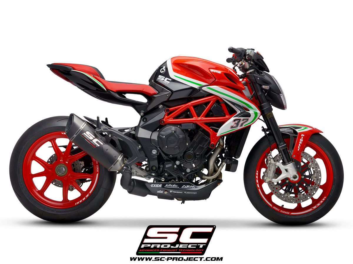 MV-Agusta Brutale800RC SC1R-Omologato Carbonio Lato