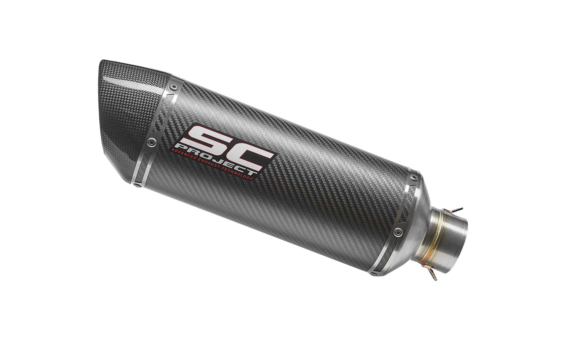 oval carbonio muffler