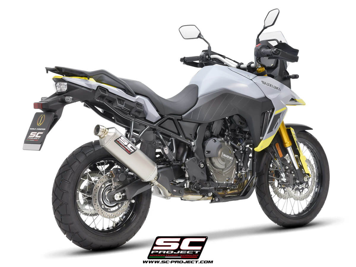 SUZUKI V-STROM 800DE / 800SE (2023 - 2024) Rally Raid titanium exhaust