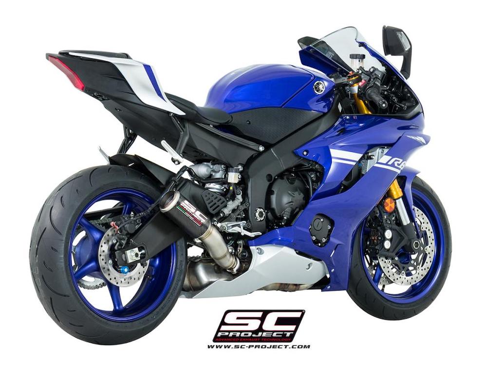 YAMAHA YZF R6 Race (2021 - 2022) CR-T Muffler, High Position